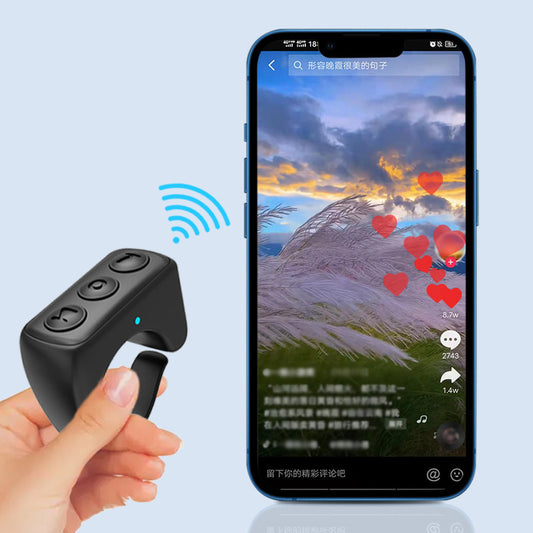 TikTok Mobile Phone Bluetooth Remote Ring Control Scroller